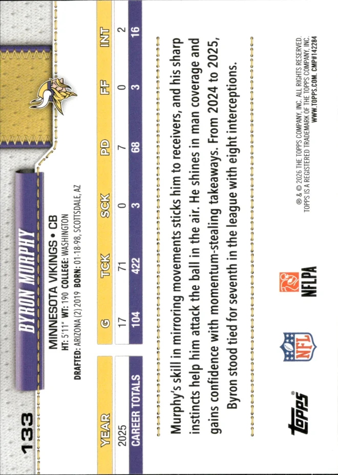 Byron Murphy card back