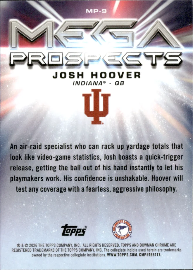 Josh Hoover card back