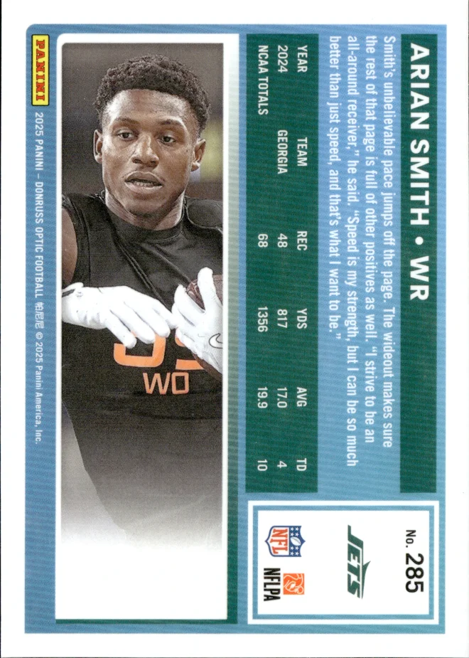 Arian Smith card back
