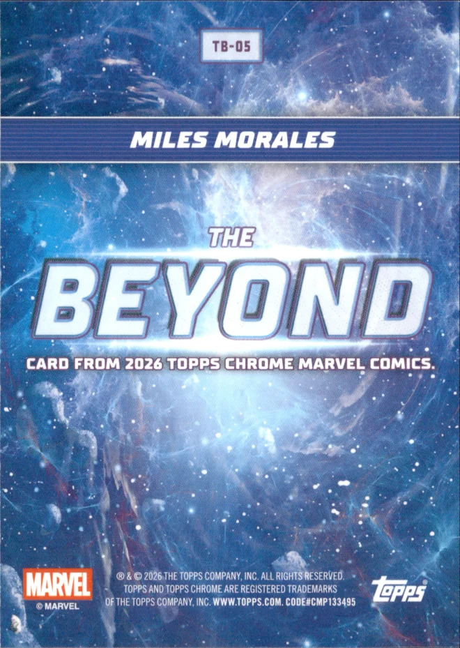 Miles Morales card back