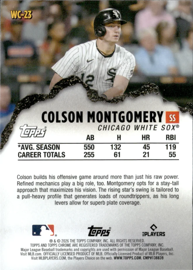 Colson Montgomery card back