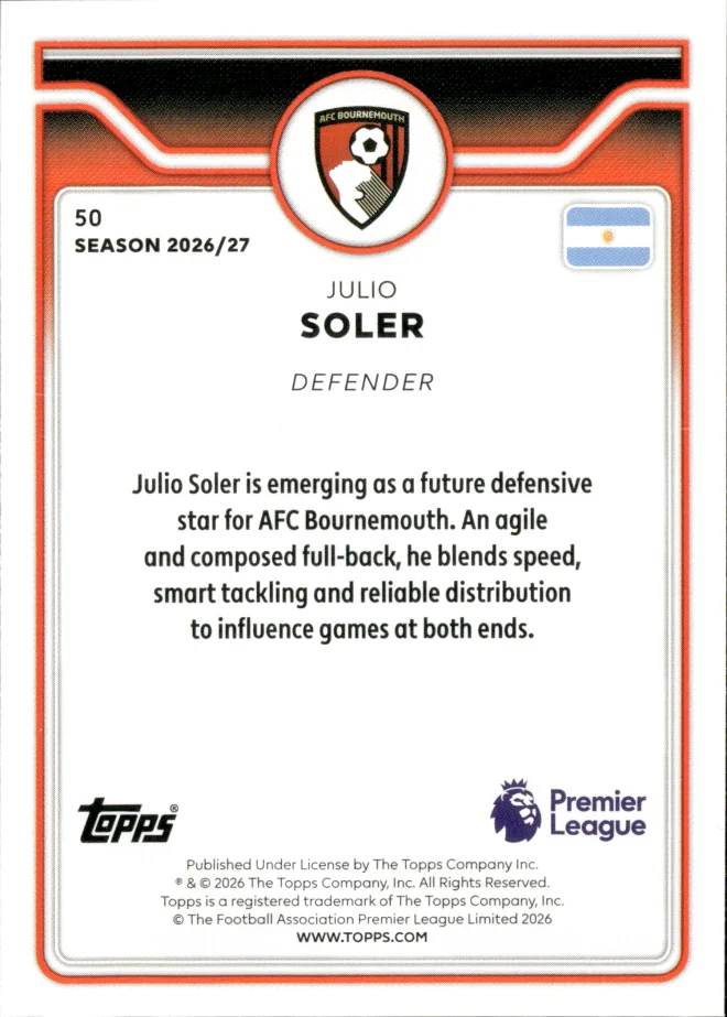 Julio Soler card back
