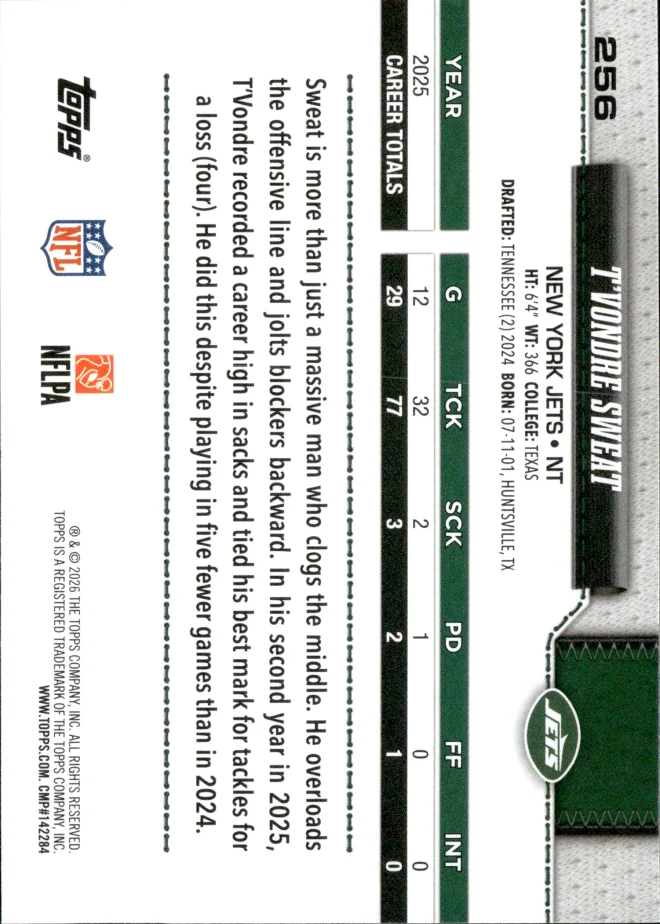 T'Vondre Sweat card back