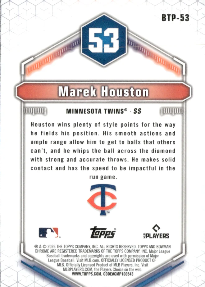 Marek Houston card back