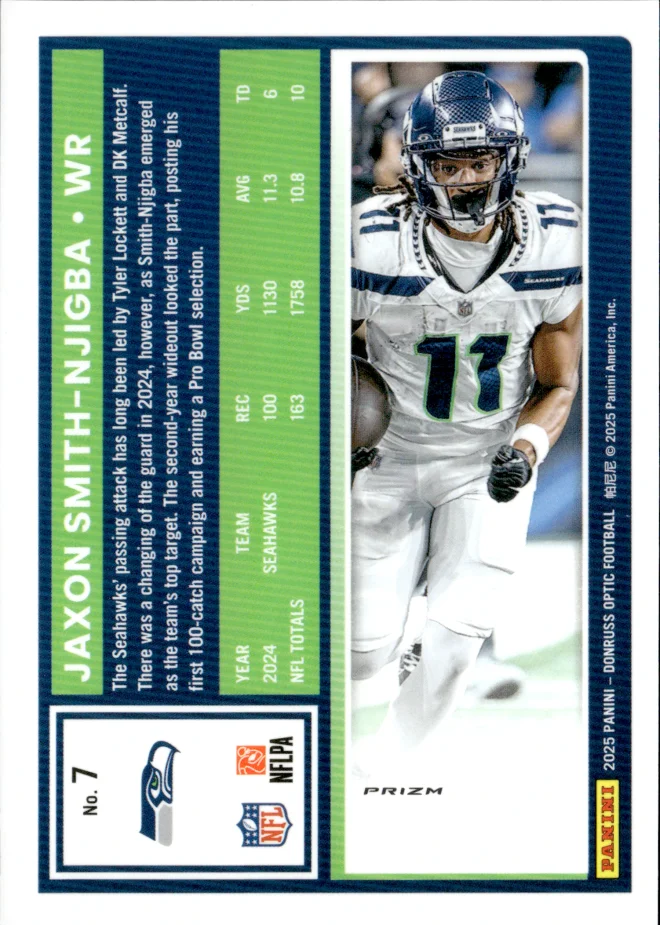 Jaxon Smith-Njigba card back