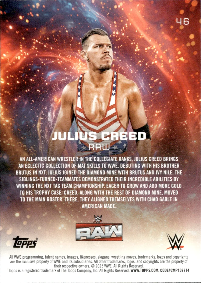 Julius Creed card back