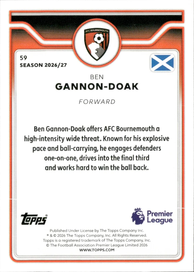 Ben Gannon-Doak card back