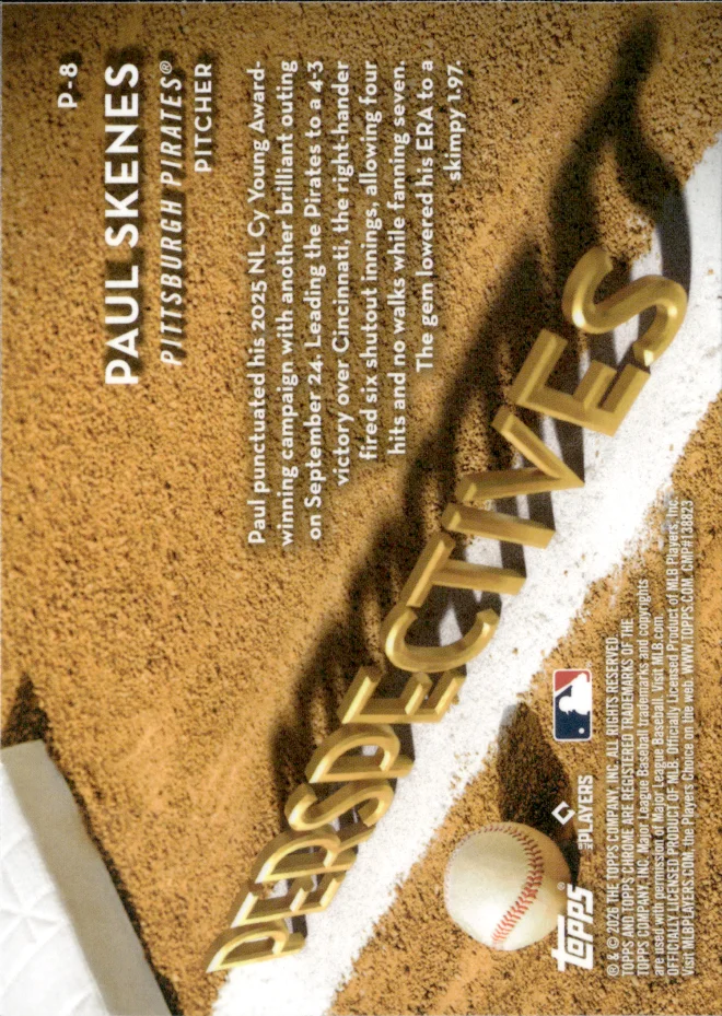 Paul Skenes card back