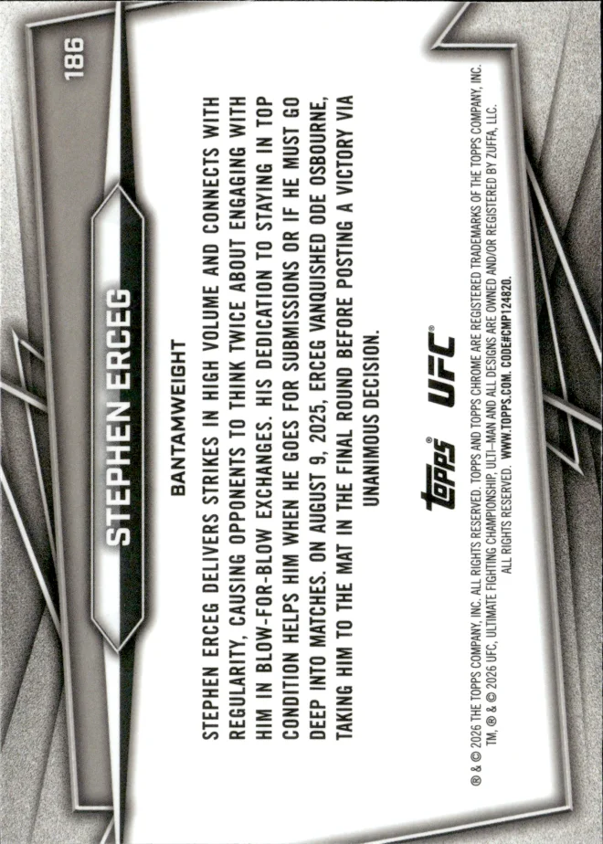 Stephen Erceg card back