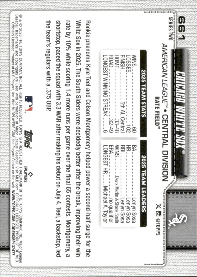 Card 6 card back