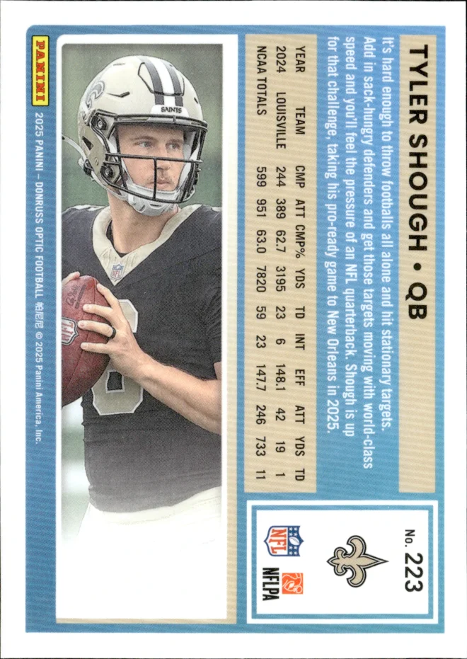 Tyler Shough card back