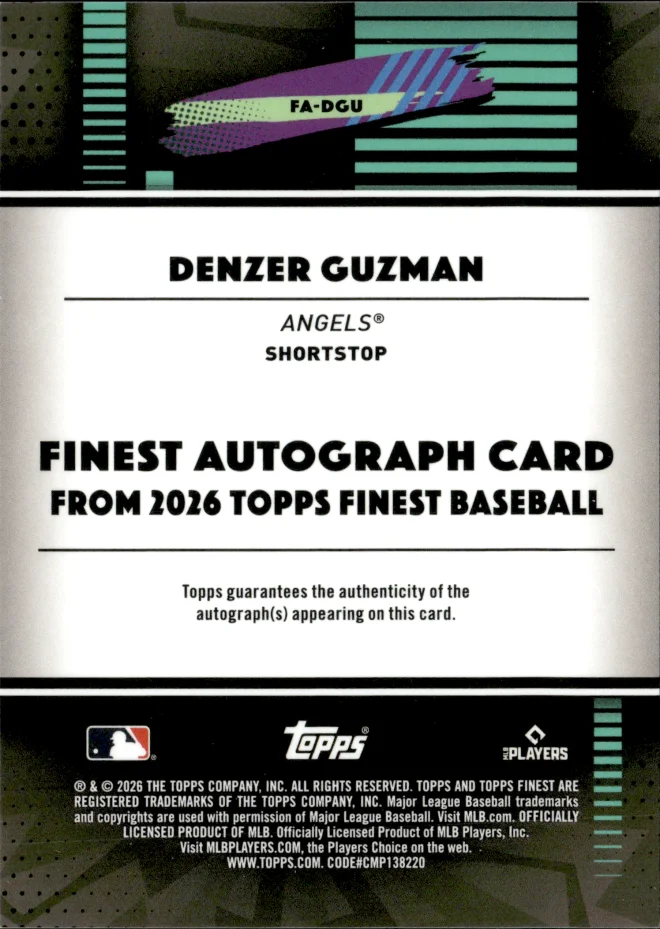 Denzer Guzman card back