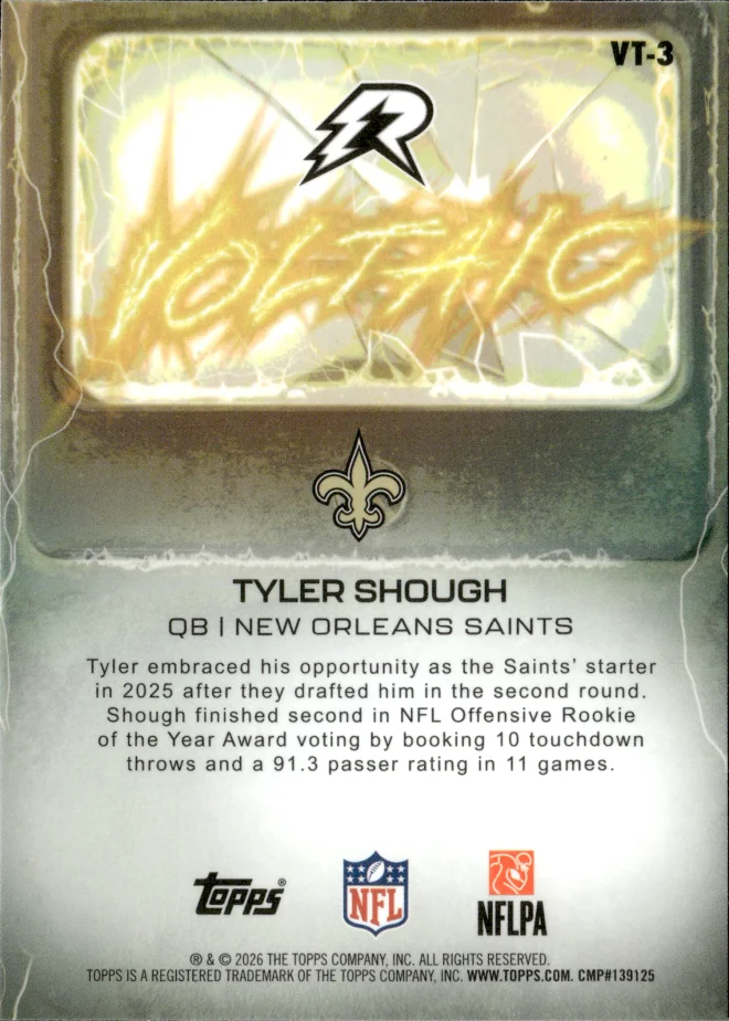 Tyler Shough card back