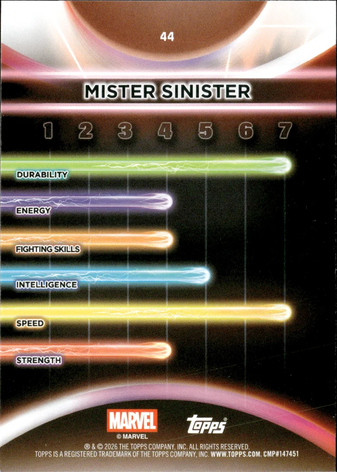 Mister Sinister card back