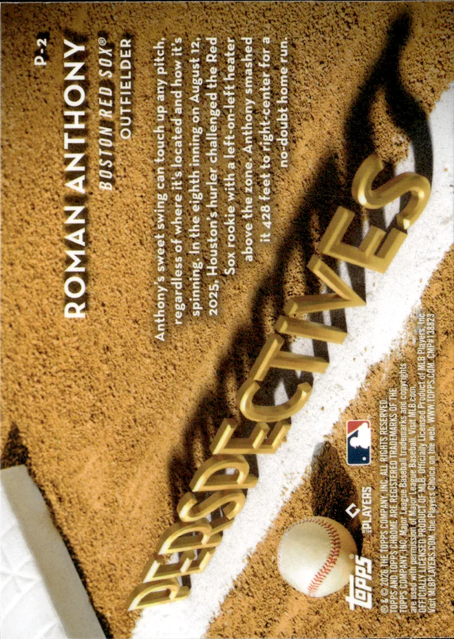 Roman Anthony card back