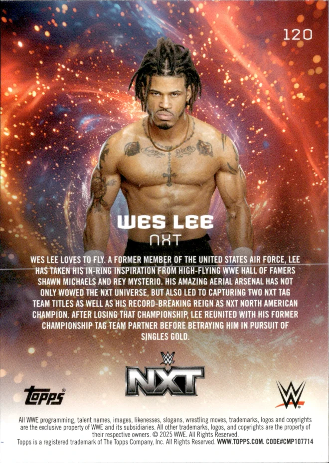 Wes Lee card back