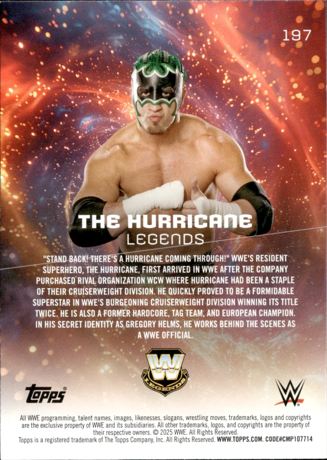 The Hurricane card back