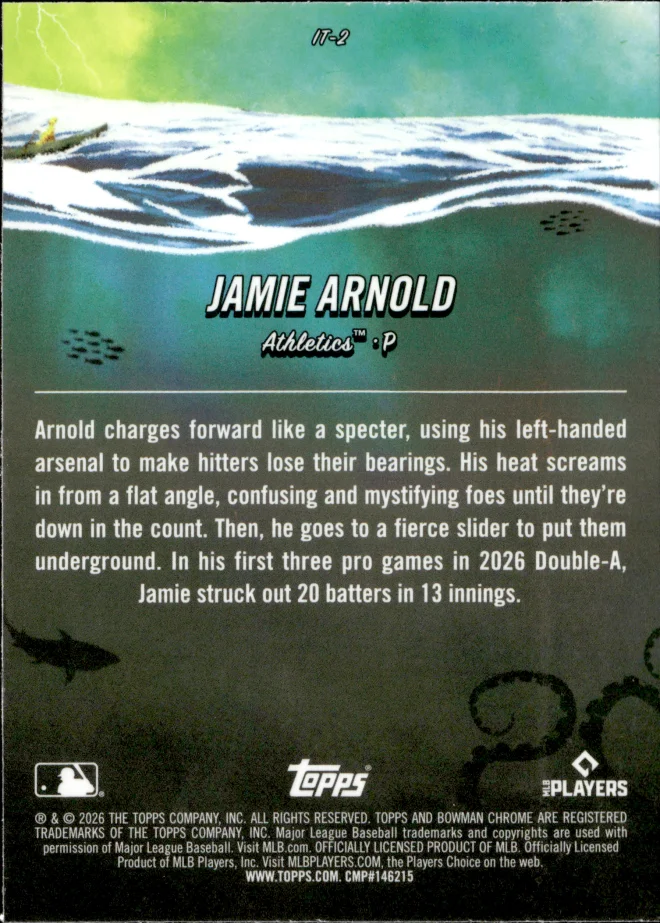 Jamie Arnold card back