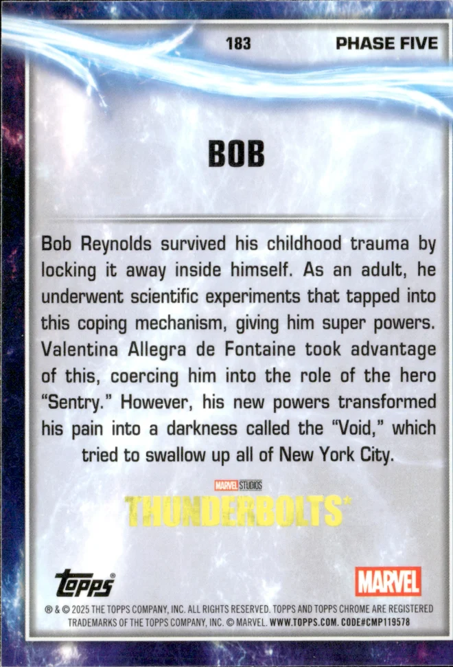 Bob card back