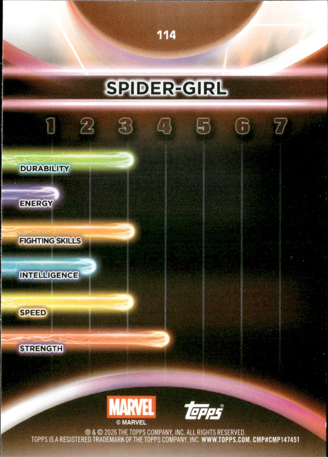 Spider-Girl card back
