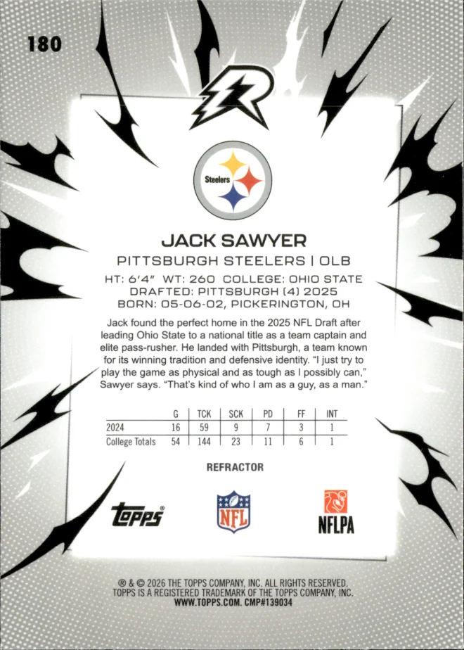 Jack Sawyer card back