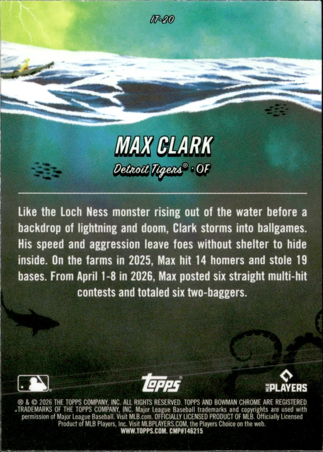 Max Clark card back
