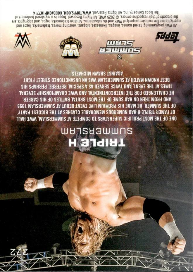 Triple H card back