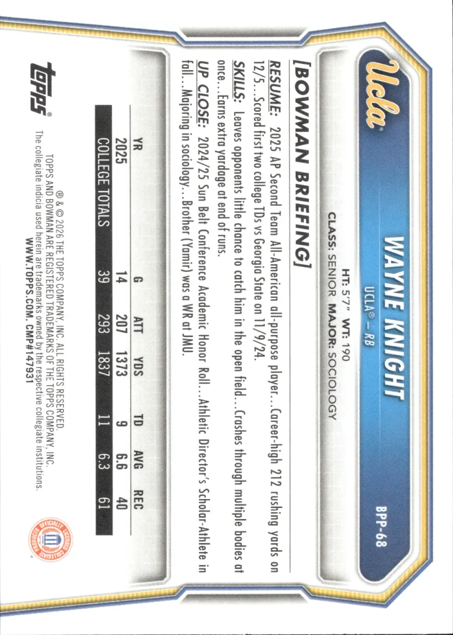 Wayne Knight card back