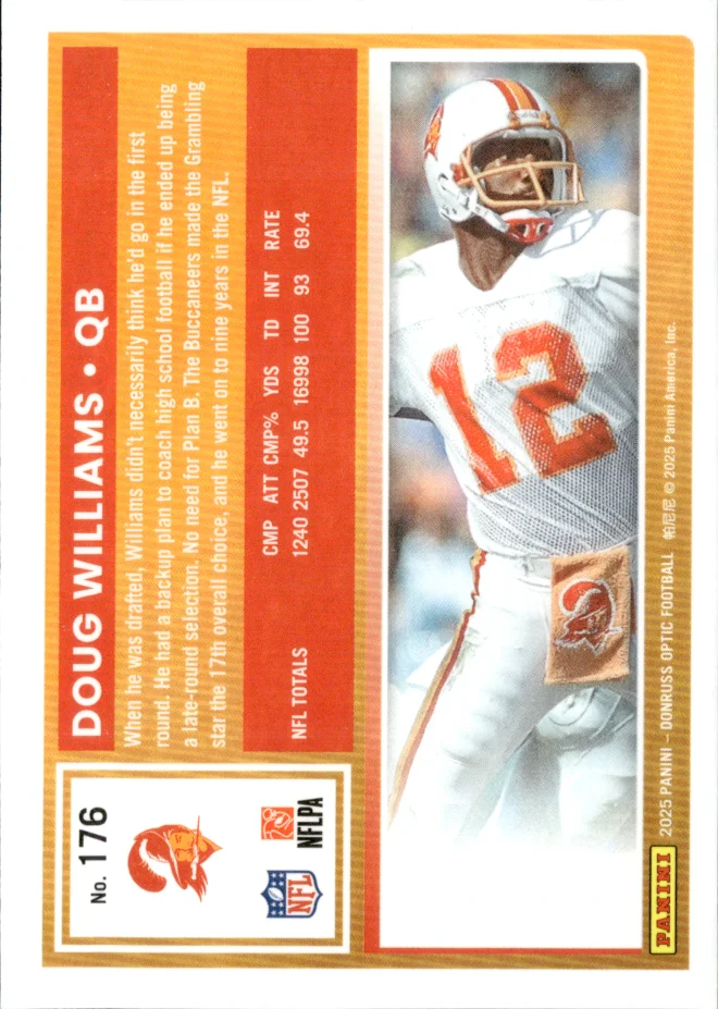 Doug Williams card back