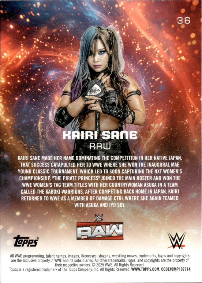Kairi Sane card back