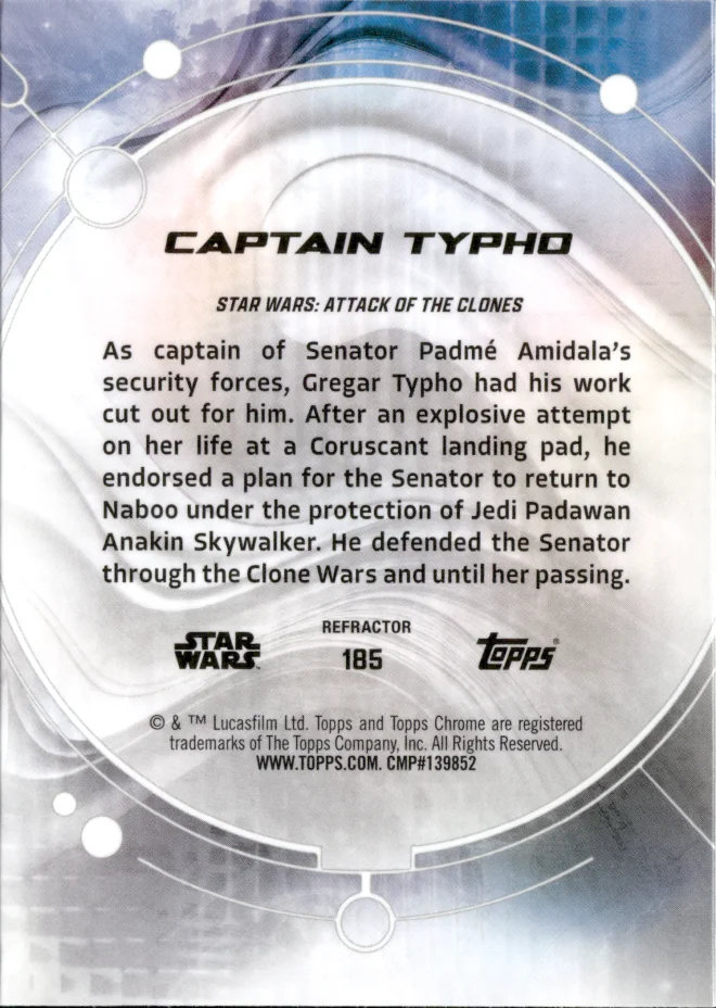 Captain Typho card back