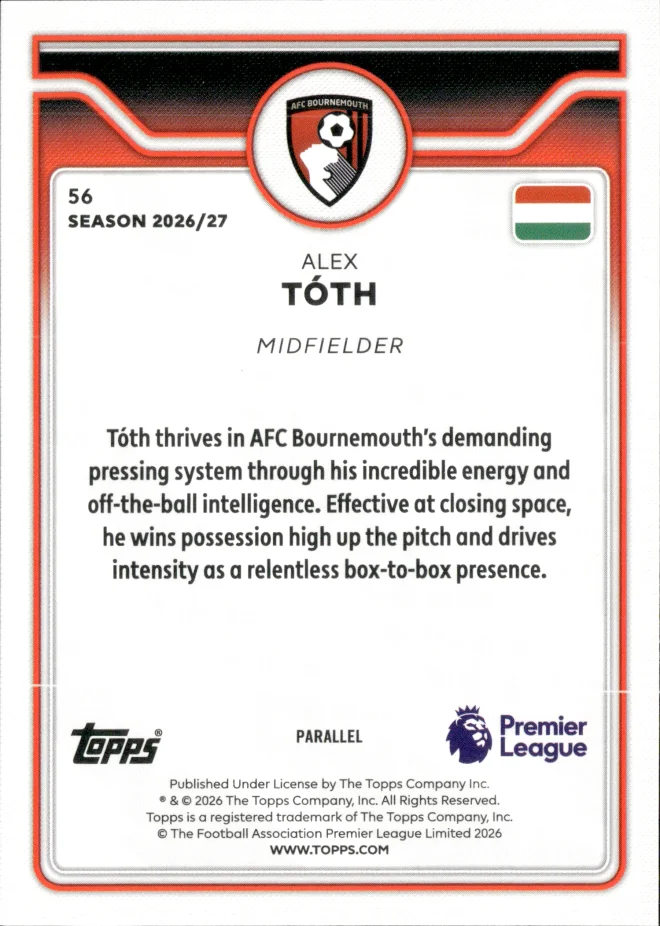 Alex Tóth card back