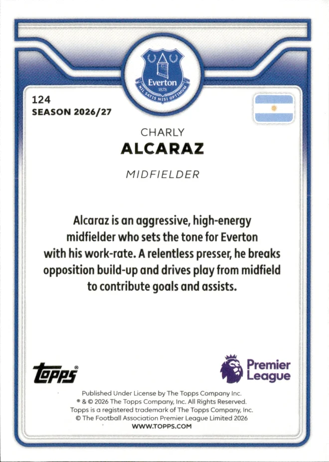 Charly Alcaraz card back