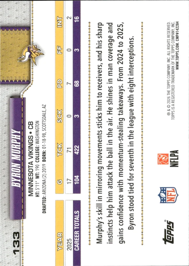 Byron Murphy card back