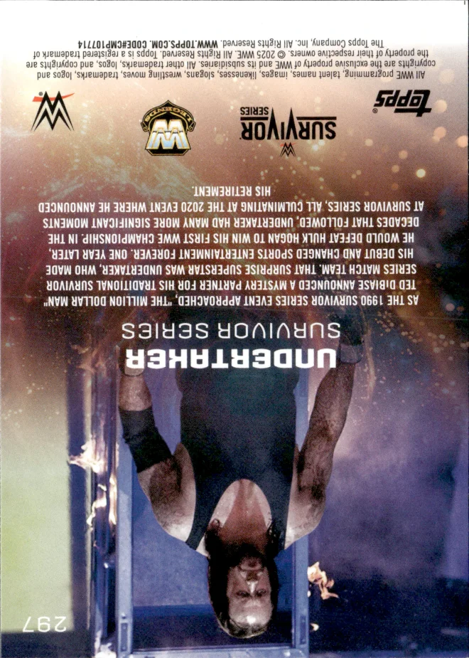 Undertaker card back