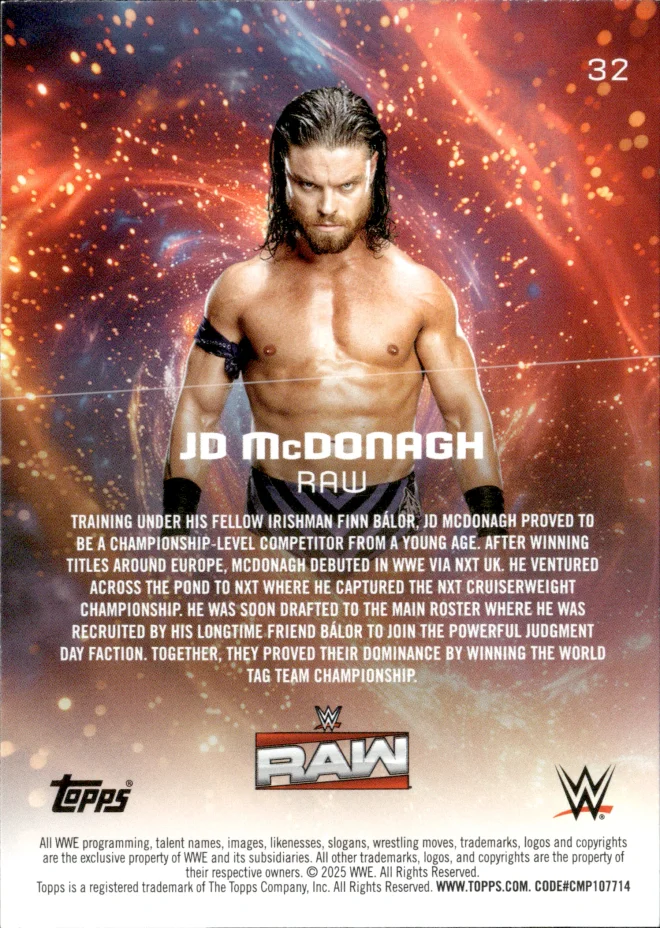 JD McDonagh card back
