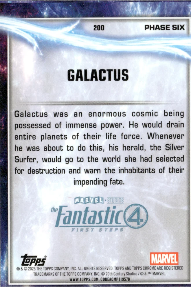 Galactus card back