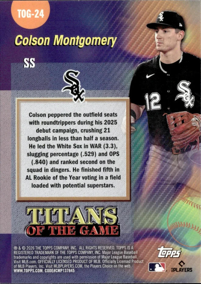 Colson Montgomery card back