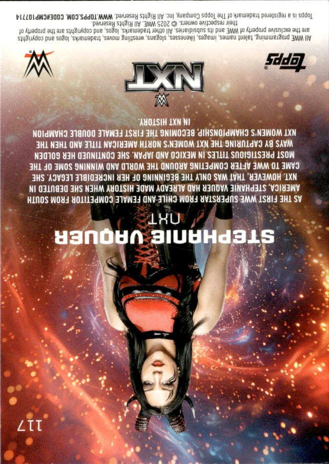 Stephanie Vaquer card back