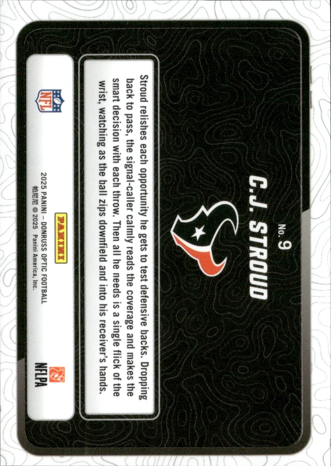 C.J. Stroud card back