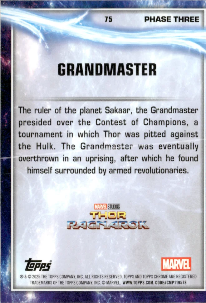 Grandmaster card back