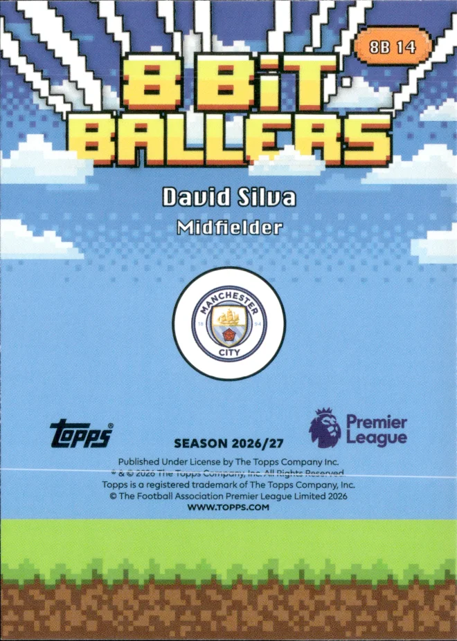David Silva card back