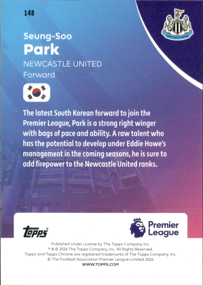 Seung-Soo Park card back