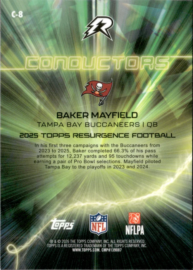 Baker Mayfield card back