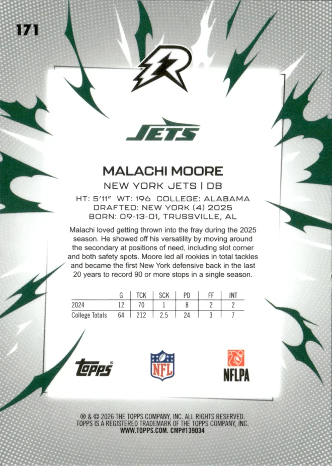 Malachi Moore card back