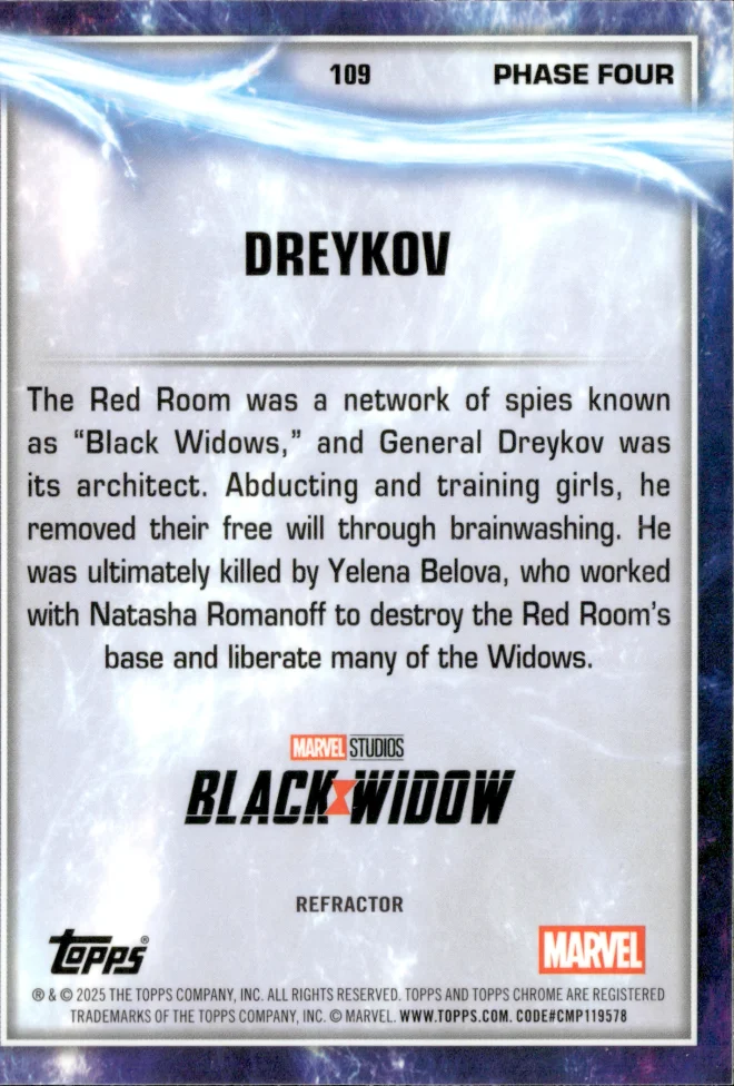 Dreykov card back
