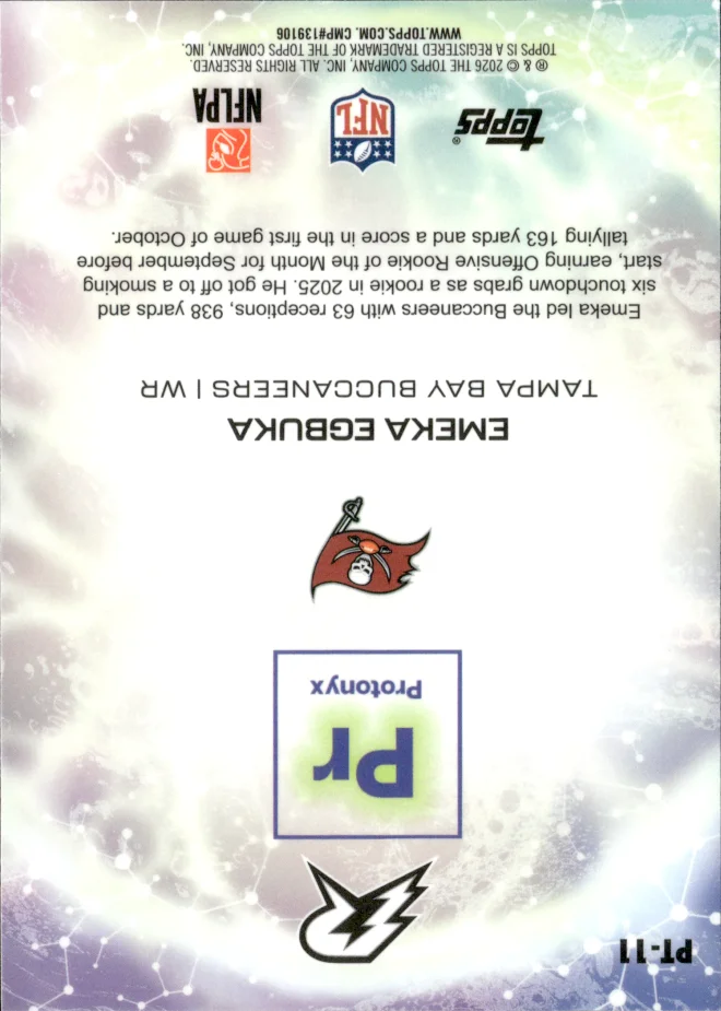 Emeka Egbuka card back