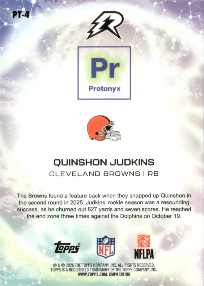 Quinshon Judkins card back