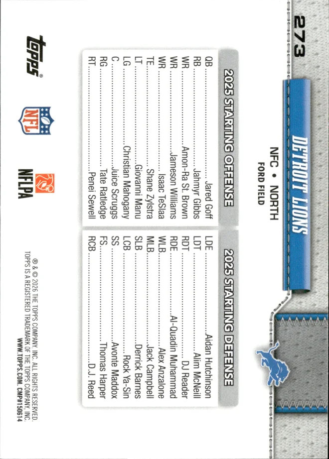 Card 25 card back