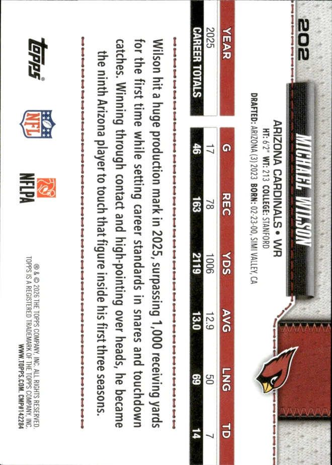 Michael Wilson card back